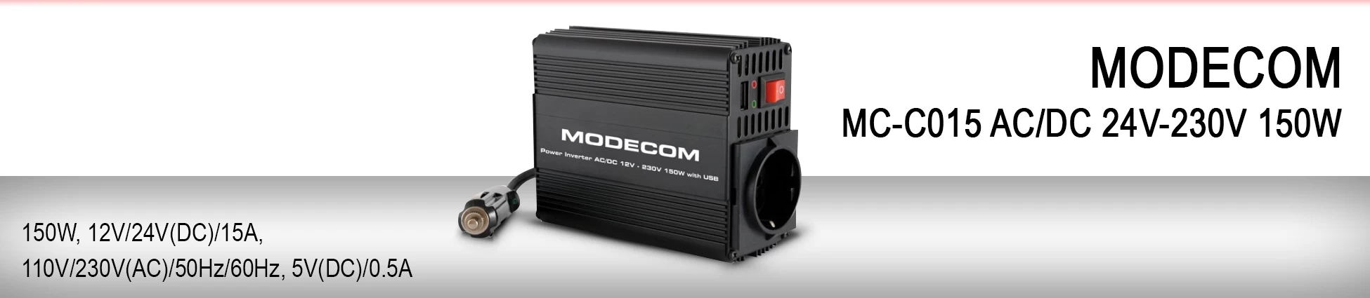  ModeCom MC-C015 AC/DC 24V-230V 150W